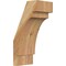 Ekena Millwork 6"W x 8"D x 16"H Merced Rough Sawn Knee Brace, Western Red Cedar BRC06X08X16MRC00RWR - alternate 1